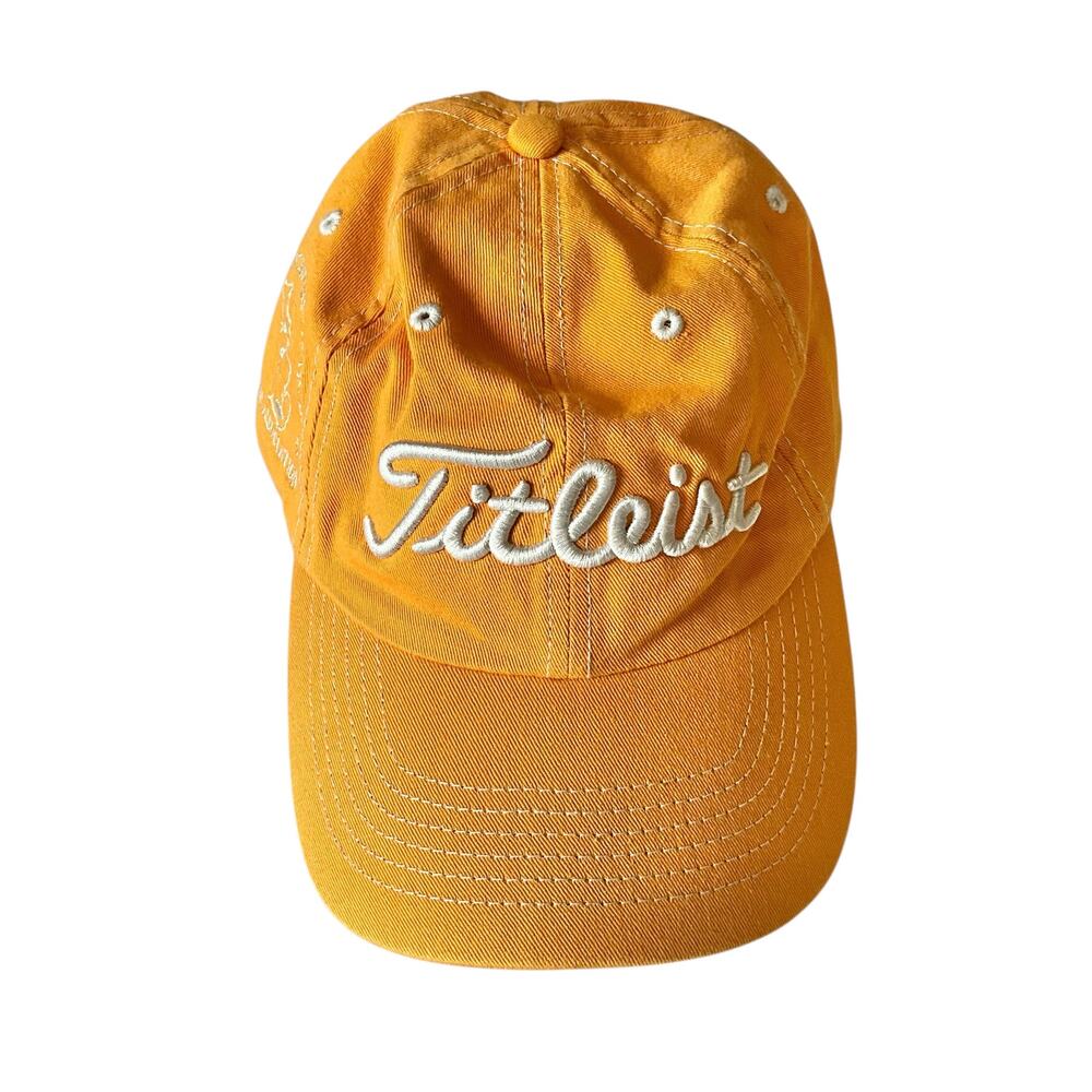 Titleist Yellow-Orange Golf Coach Cap: Y2K, Modern